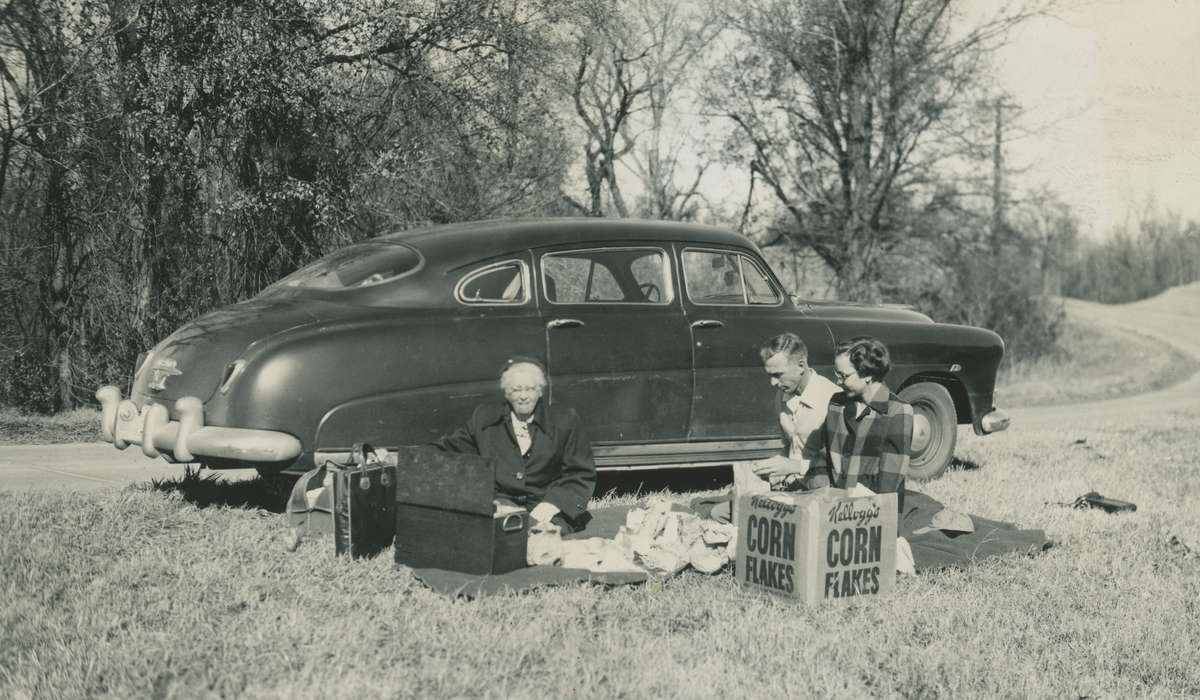 car, Iowa History, Iowa, Motorized Vehicles, Vicksburg, MS, hudson pacemaker, McMurray, Doug, Travel, history of Iowa, picnic, Food and Meals, corn flakes