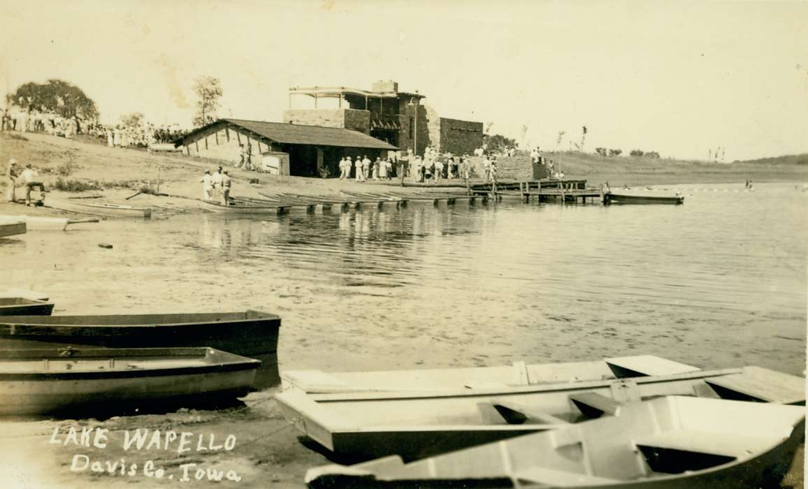 Leisure, Iowa History, Lakes, Rivers, and Streams, dock, Iowa, lake, Lemberger, LeAnn, beach, Outdoor Recreation, boat, Bloomfield, IA, history of Iowa