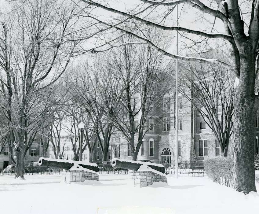 cannon, Cedar Falls, IA, history of Iowa, Iowa History, uni, iowa state teachers college, UNI Special Collections & University Archives, Iowa, Schools and Education, snow, university of northern iowa