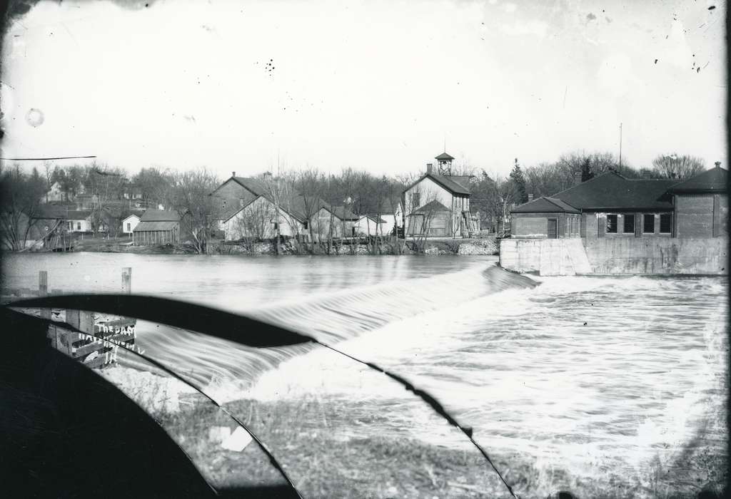 Waverly, IA, landscape, history of Iowa, Main Streets & Town Squares, Iowa, Lakes, Rivers, and Streams, Cities and Towns, Waverly Public Library, Iowa History, river, Landscapes