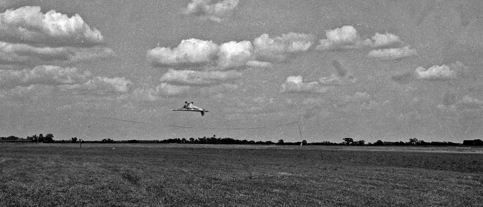 history of Iowa, airfield, Ottumwa, IA, Iowa History, clouds, Motorized Vehicles, airplane, Iowa, Lemberger, LeAnn