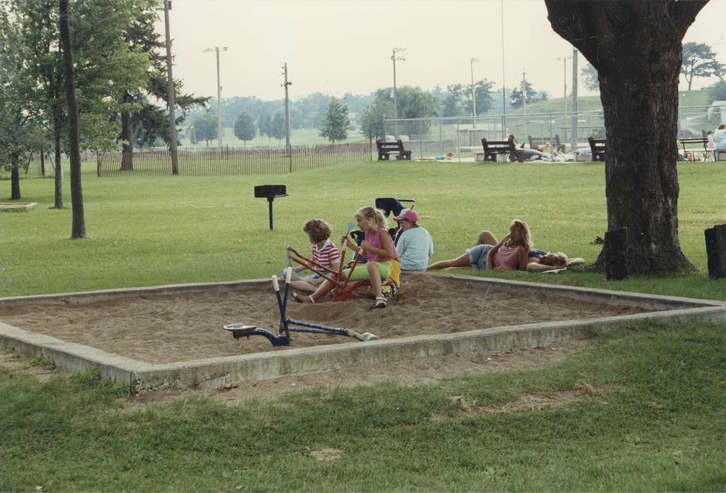 Children, history of Iowa, Waverly Public Library, Waverly, IA, Iowa, Leisure, trees, playground, Outdoor Recreation, Iowa History, kids, playing