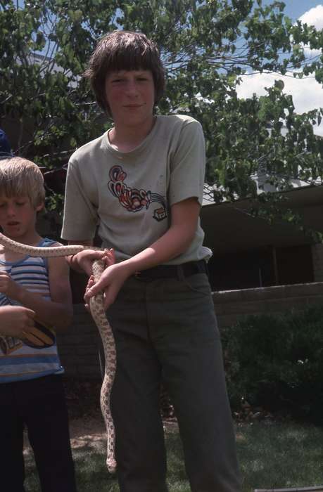 history of Iowa, Iowa History, Animals, Iowa, Children, Zischke, Ward, USA, snake