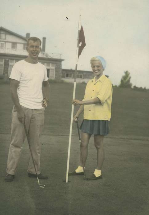 Portraits - Group, golf, Clear Lake, IA, history of Iowa, Iowa History, Iowa, Sports, McMurray, Doug, Leisure