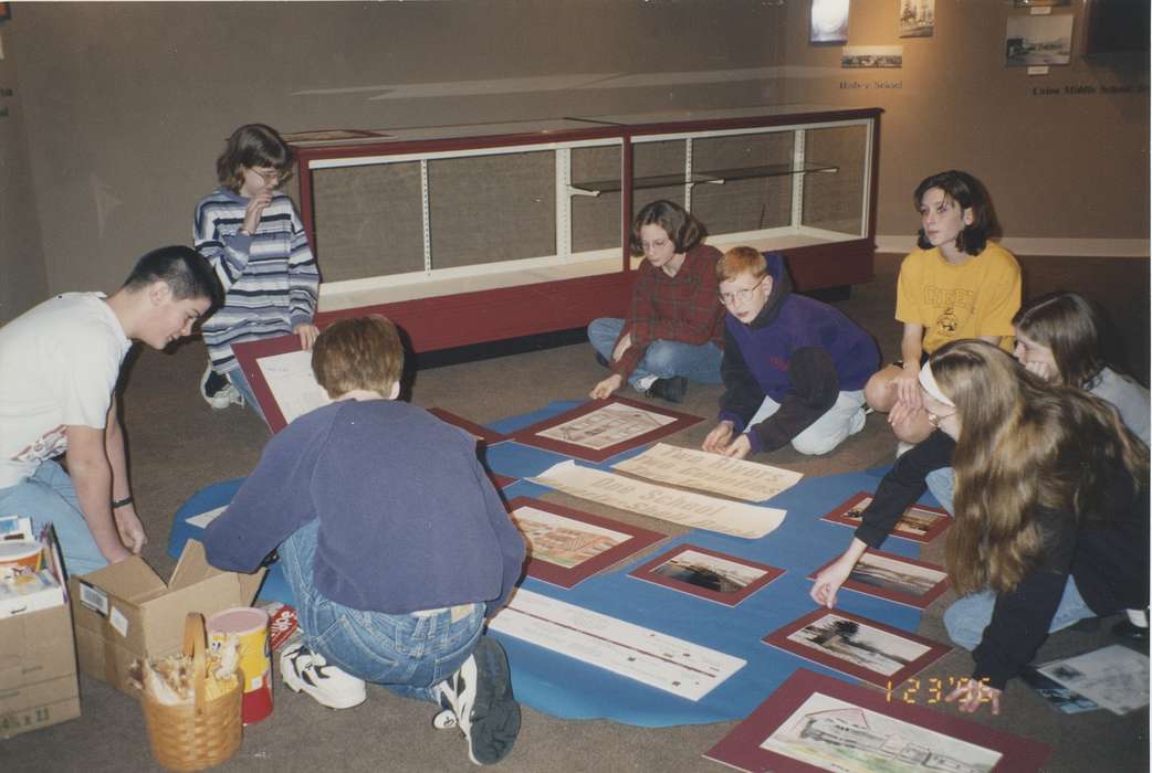 Portraits - Group, poster, kids, history of Iowa, Iowa History, Waverly, IA, Iowa, picture, Children, Waverly Public Library