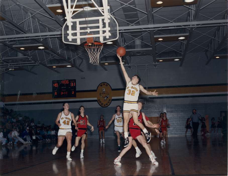 high school, basketball, history of Iowa, Waverly Public Library, Waverly, IA, Iowa, Iowa History, Schools and Education, Sports, gymnasium