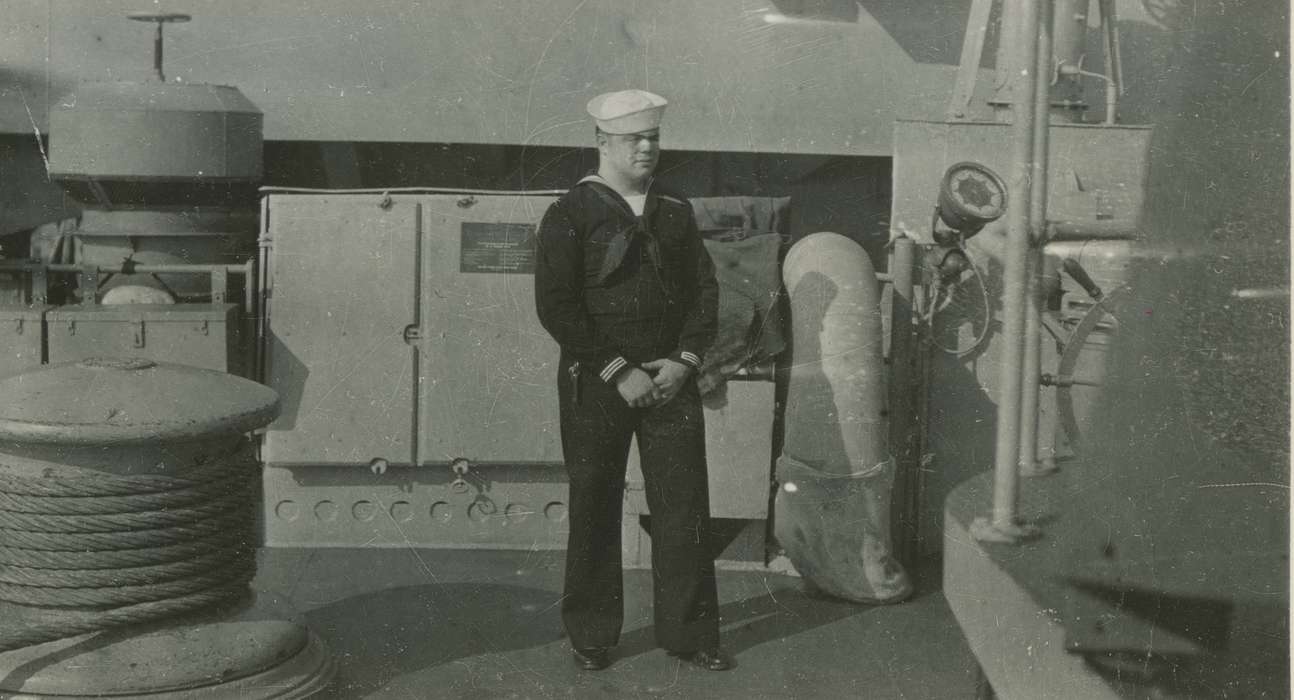 Military and Veterans, Travel, history of Iowa, Iowa History, ship, Smith, Christopher, Iowa, navy, Japan, Portraits - Individual