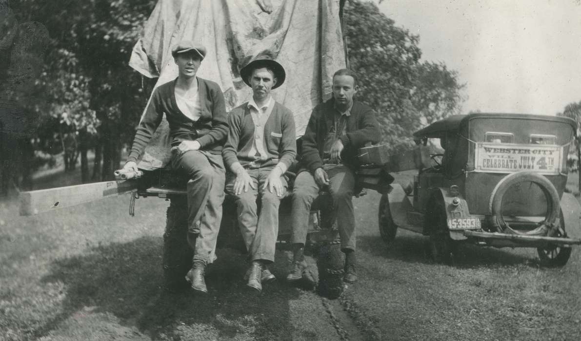 Portraits - Group, Lehigh, IA, boy scouts, history of Iowa, Iowa History, Motorized Vehicles, car, Iowa, McMurray, Doug, Children