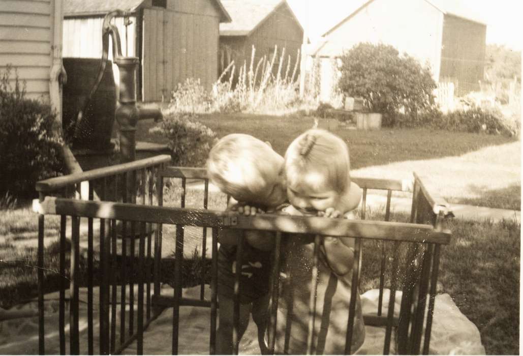 Gary, Stacy A., history of Iowa, Iowa History, crib, Families, Eldorado, IA, Iowa, Children, pump