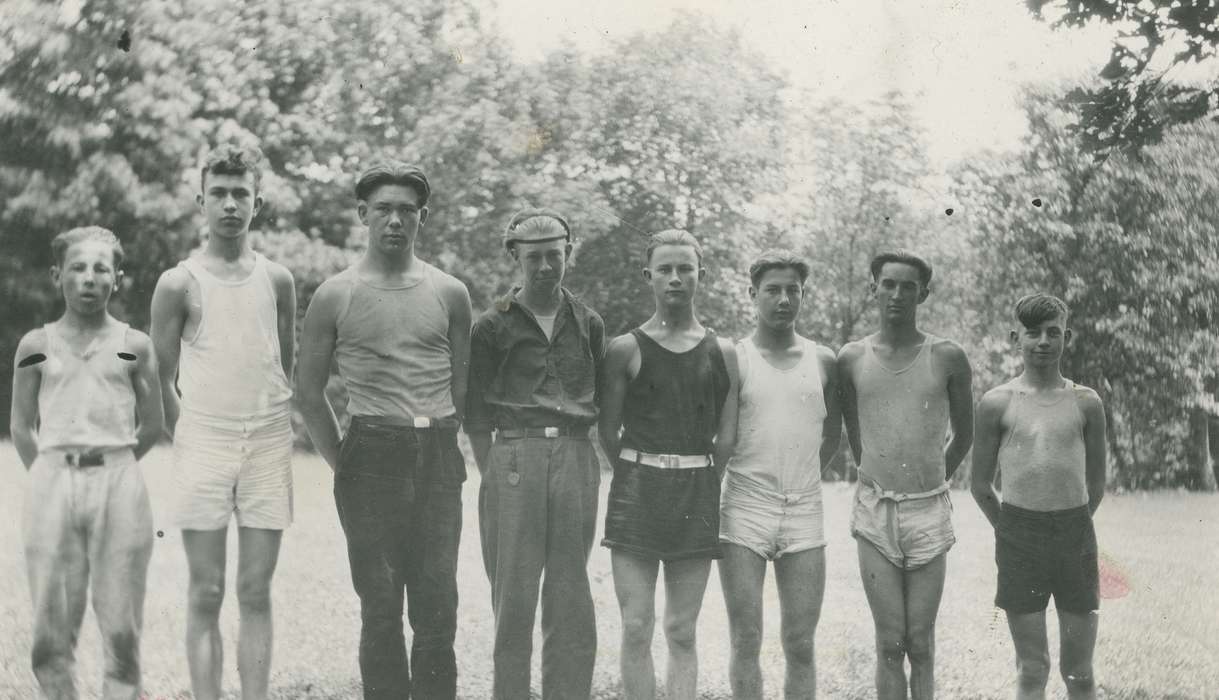 Portraits - Group, Lehigh, IA, boy scouts, history of Iowa, Iowa, Iowa History, McMurray, Doug