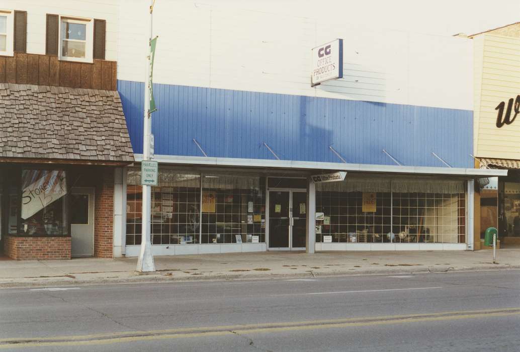 history of Iowa, Businesses and Factories, Waverly, IA, Waverly Public Library, storefront, Main Streets & Town Squares, Iowa, store, Iowa History, Cities and Towns