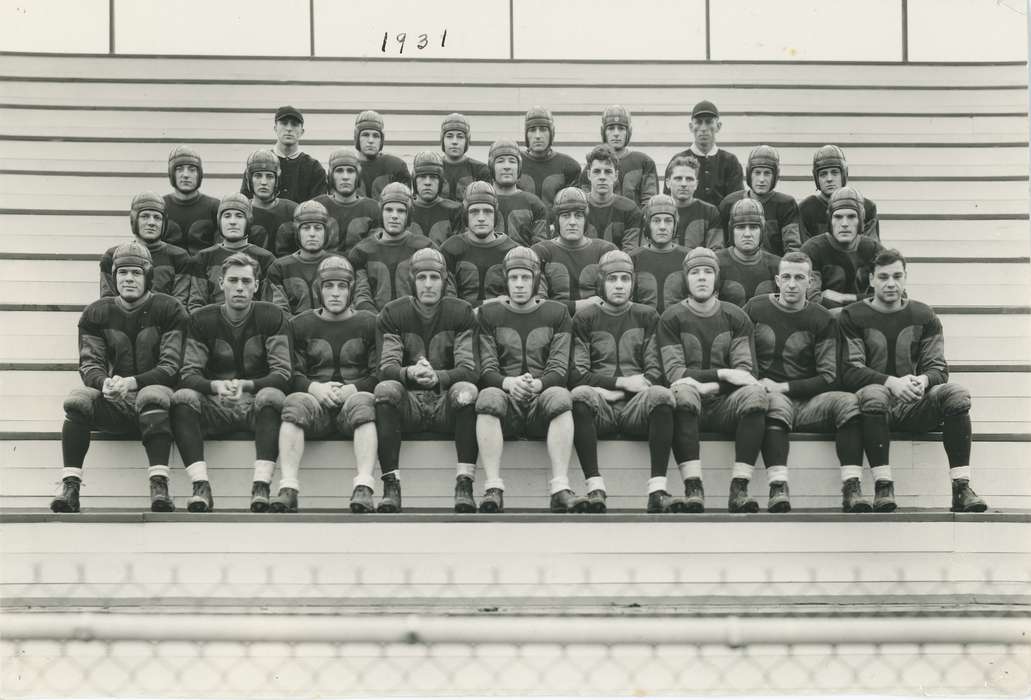 football, history of Iowa, iowa state teachers college, football players, Iowa, uni, Cedar Falls, IA, college sports, University of Northern Iowa Museum, football team, Sports, Iowa History, university of northern iowa, Portraits - Group, Schools and Education