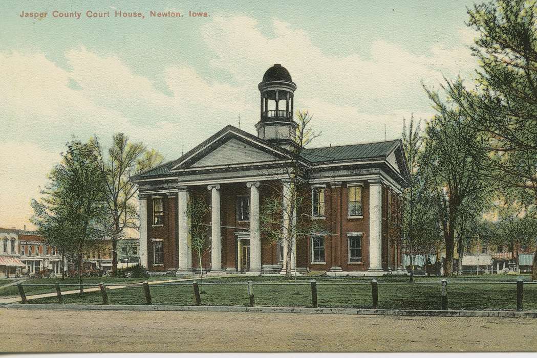 Cities and Towns, Iowa History, Iowa, courthouse, Newton, IA, Main Streets & Town Squares, Dean, Shirley, history of Iowa