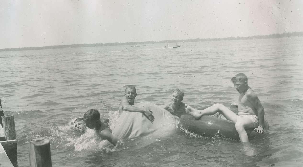 lake, Clear Lake, IA, swimming, history of Iowa, McMurray, Doug, Iowa, Lakes, Rivers, and Streams, boy scouts, Iowa History, Children, swimmers, Leisure