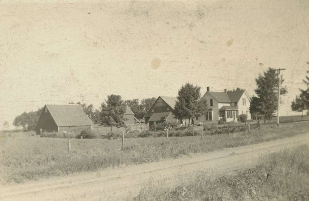 Cech, Mary, farmhouse, Iowa History, Barns, Iowa, Elberon, IA, Farms, history of Iowa, Homes