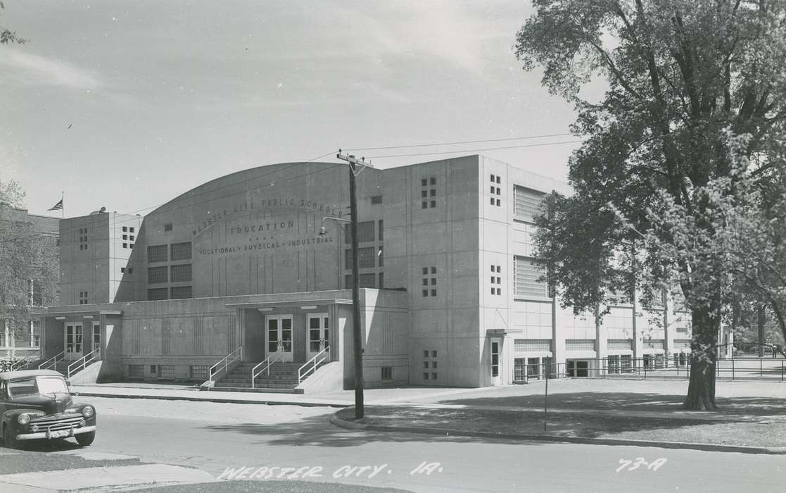 history of Iowa, Iowa, Iowa History, Schools and Education, Palczewski, Catherine, auditorium, Webster City, IA