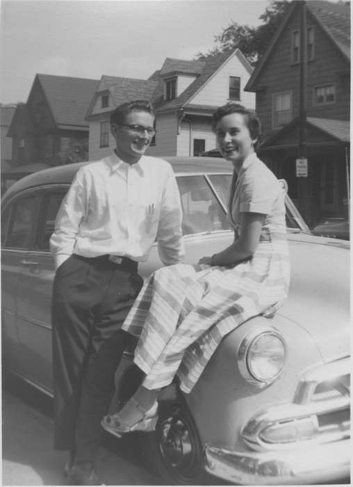 Portraits - Group, history of Iowa, Iowa History, heels, Motorized Vehicles, Civic Engagement, car, Rochester, NY, glasses, Iowa, house, Karns, Mike