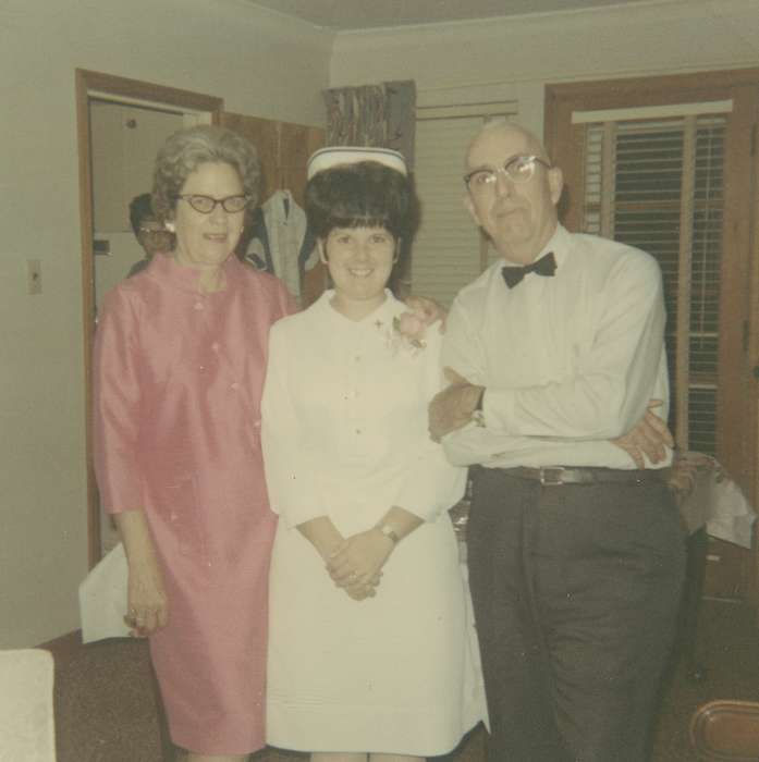 Portraits - Group, Nichols, Roger, history of Iowa, Iowa History, Council Bluffs, IA, nurse, Iowa, Labor and Occupations