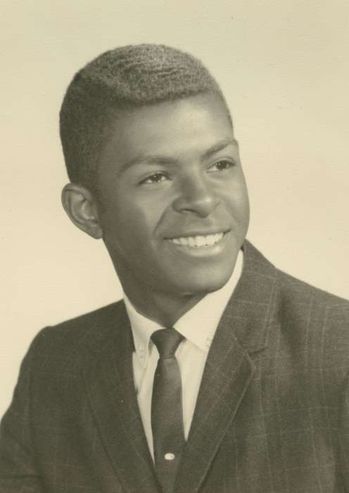 african american, People of Color, history of Iowa, Iowa History, smile, Iowa, hairstyle, Waterloo, IA, Ferguson, Herstine, Portraits - Individual