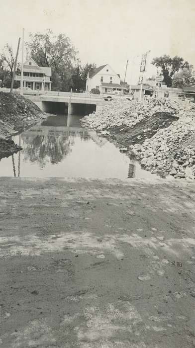 culvert, history of Iowa, Iowa History, Floods, Waverly, IA, Waverly Public Library, Iowa