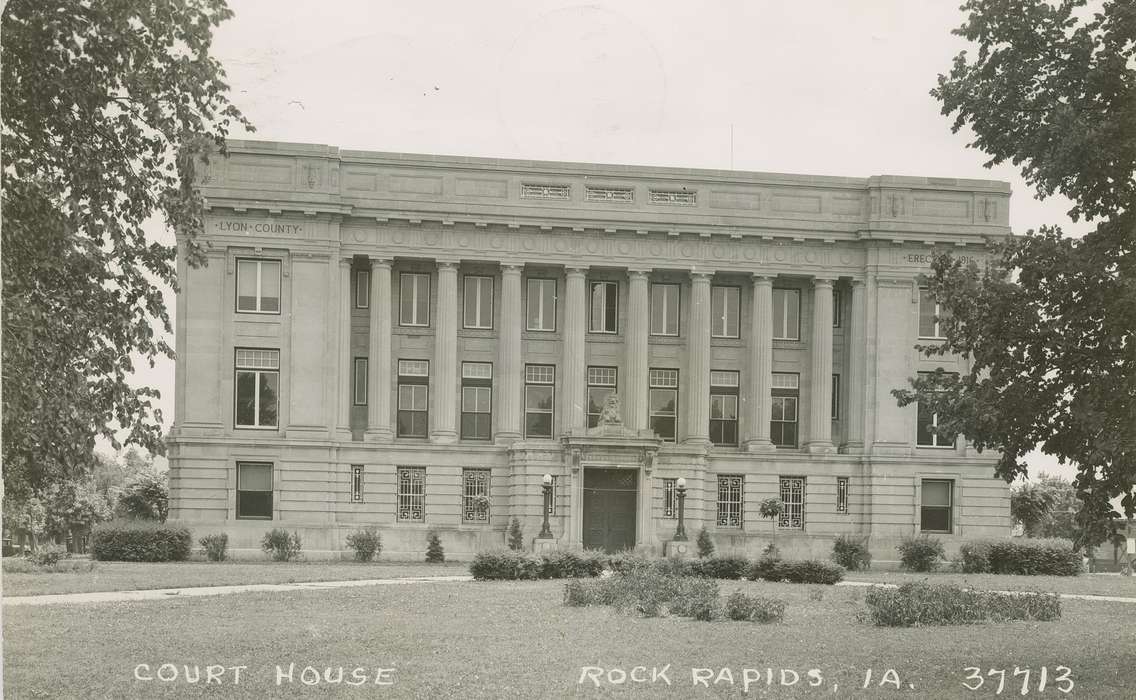 Dean, Shirley, Rock Rapids, IA, history of Iowa, Iowa, Cities and Towns, Iowa History, courthouse