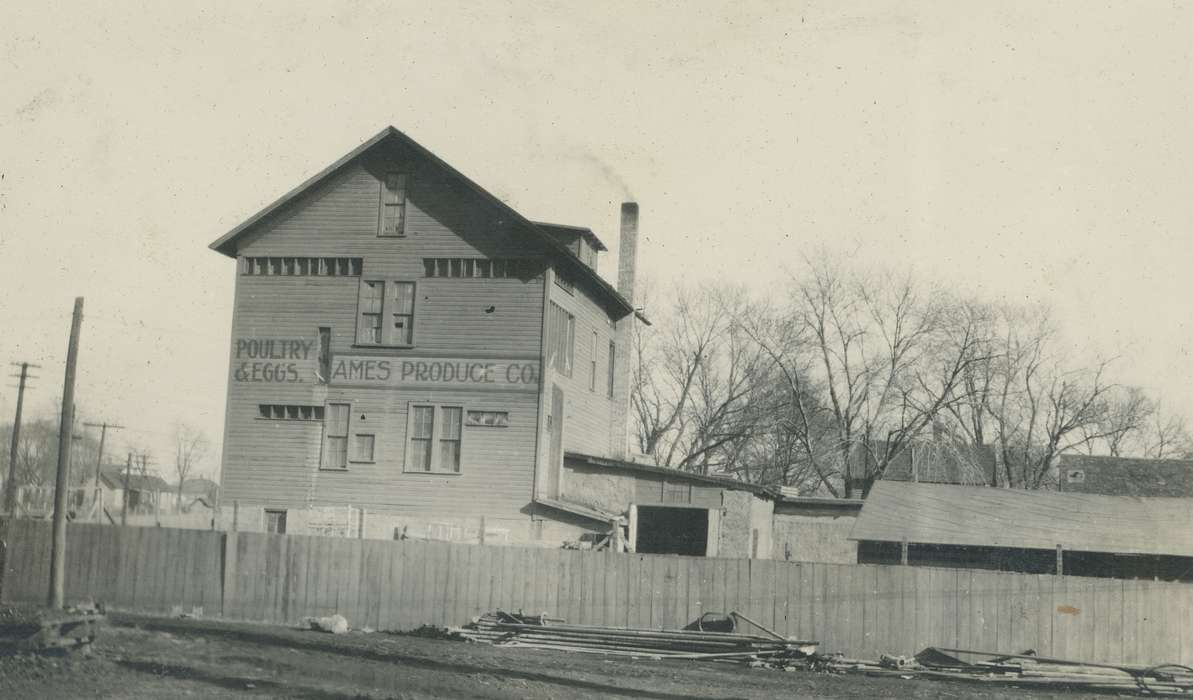 Businesses and Factories, Ames, IA, Cities and Towns, Iowa History, Iowa, McMurray, Doug, produce company, history of Iowa