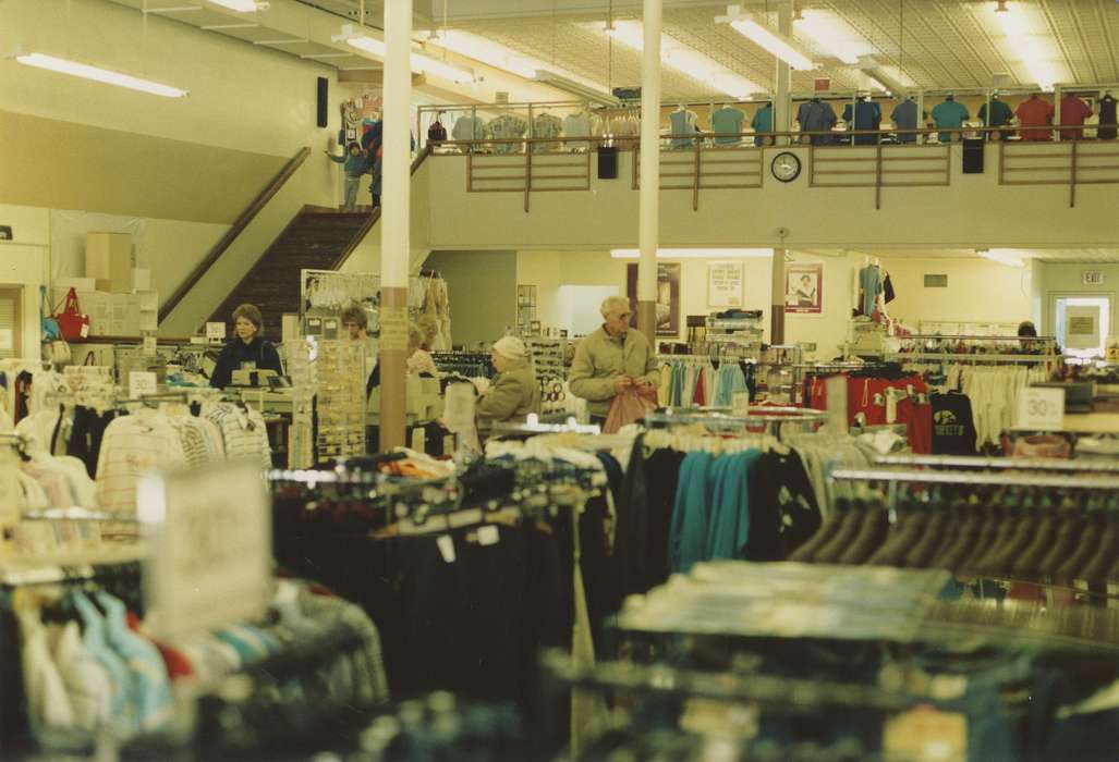 Businesses and Factories, Iowa History, Iowa, Waverly Public Library, Waverly, IA, store, clothing store, history of Iowa