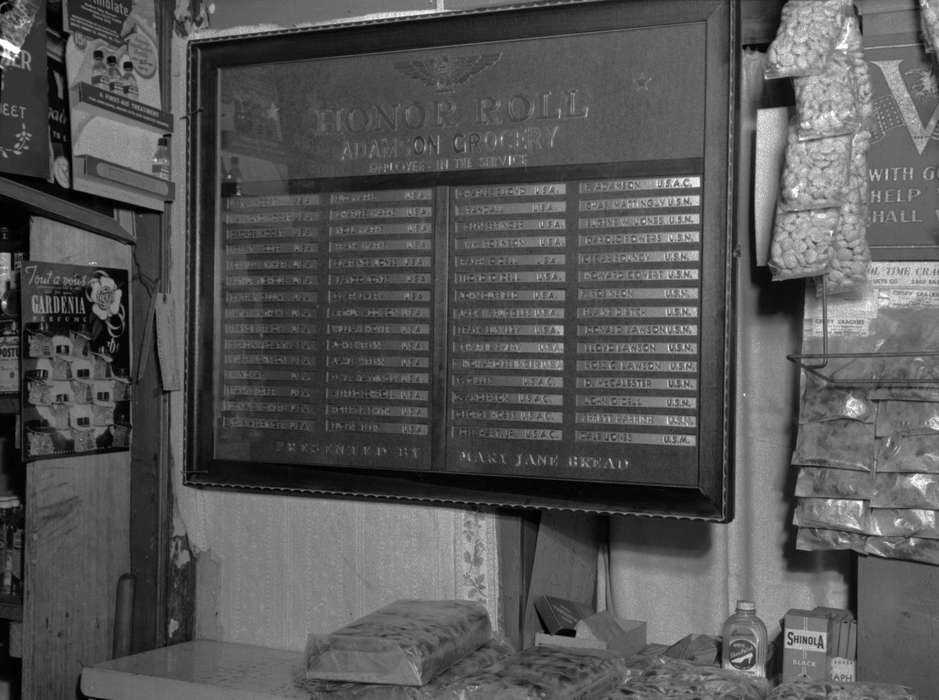 grocery store, history of Iowa, Iowa History, Ottumwa, IA, Businesses and Factories, Iowa, Lemberger, LeAnn, sign