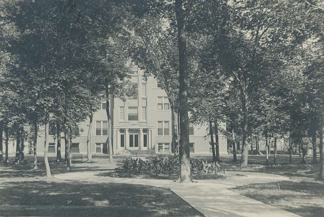 history of Iowa, Iowa History, wartburg hall, Businesses and Factories, wartburg, college, Waverly, IA, building, Iowa, Schools and Education, correct date needed, Waverly Public Library, wartburg college