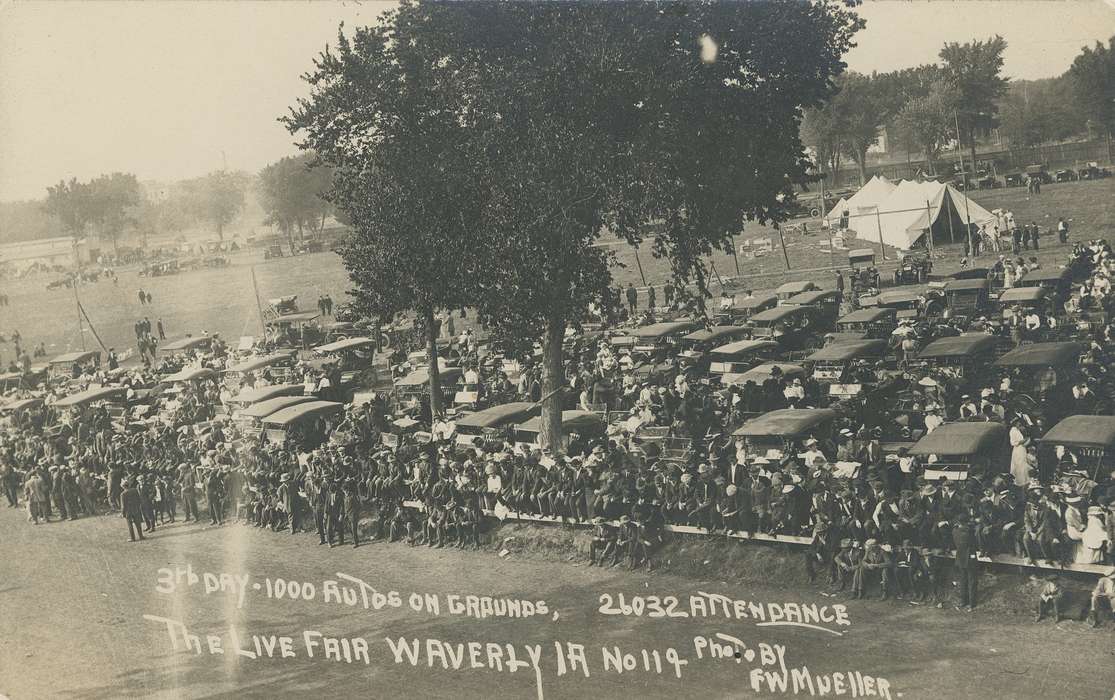 history of Iowa, Waverly Public Library, Waverly, IA, suits, racetrack, car, Motorized Vehicles, tent, Families, Iowa, Outdoor Recreation, Iowa History, Animals, Fairs and Festivals