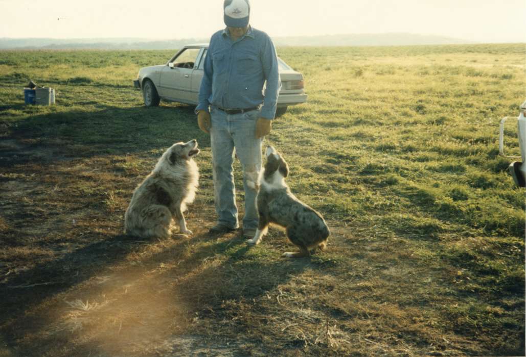 history of Iowa, Iowa History, IA, Motorized Vehicles, Animals, Fouche, Shirley, Iowa, australian shepard, dog