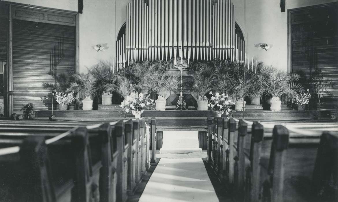 Iowa, USA, organ, chapel, Religion, McMurray, Doug, history of Iowa, pews, Iowa History