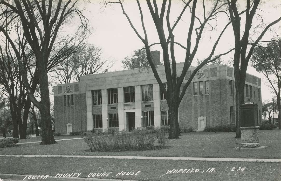 courthouse, Iowa, Cities and Towns, Iowa History, Wapello, IA, Dean, Shirley, history of Iowa