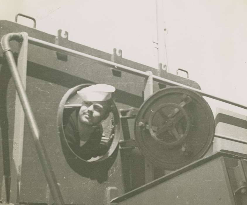 Military and Veterans, Iowa History, Iowa, history of Iowa, navy, Smith, Christopher, wwii, boat, Travel, Japan