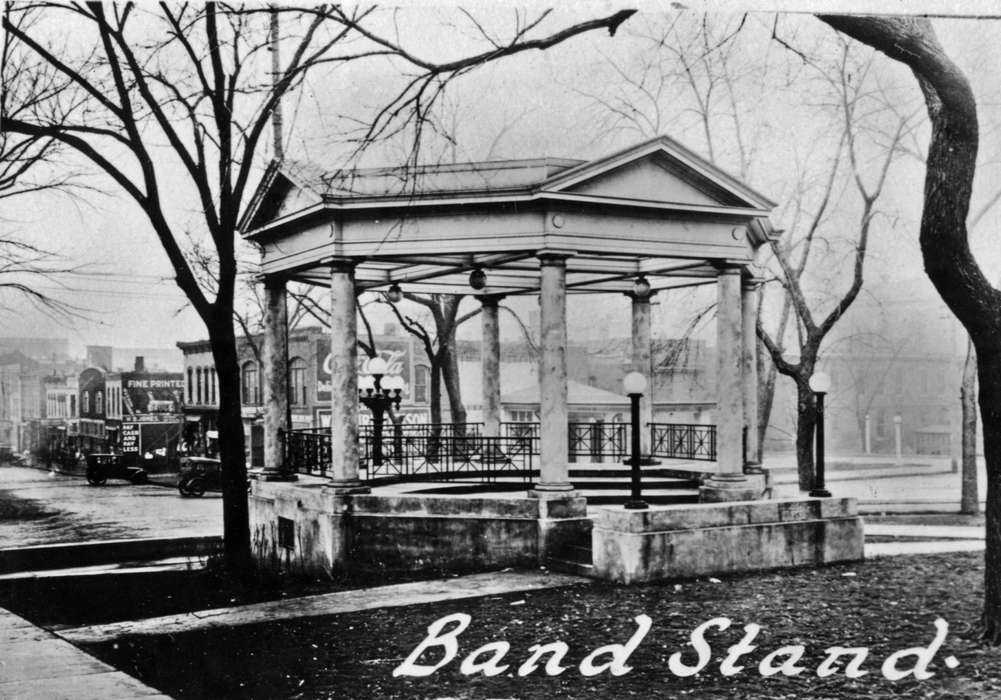Main Streets & Town Squares, history of Iowa, gazebo, Ottumwa, IA, Iowa History, Lemberger, LeAnn, Iowa, Cities and Towns