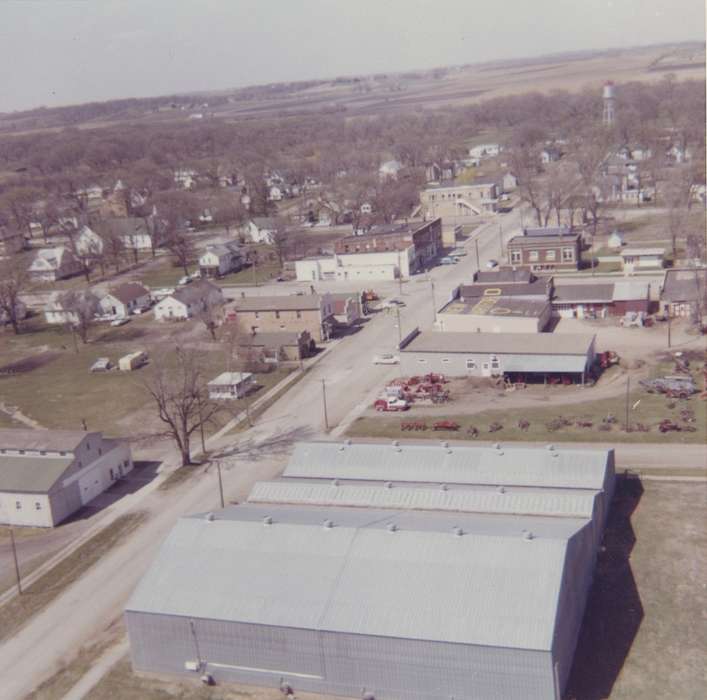 Aerial Shots, history of Iowa, Iowa History, Plummer, James, Cities and Towns, Iowa, New Hartford, IA