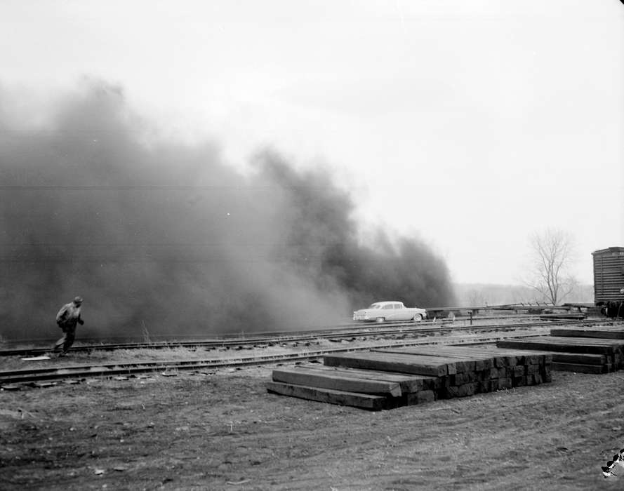 car, Iowa History, train track, Motorized Vehicles, Iowa, Lemberger, LeAnn, railroad, Ottumwa, IA, Train Stations, coal chute, history of Iowa