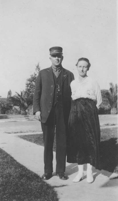 train, Becker, Alfred, Iowa History, Iowa, history of Iowa, conductor, IA, Labor and Occupations