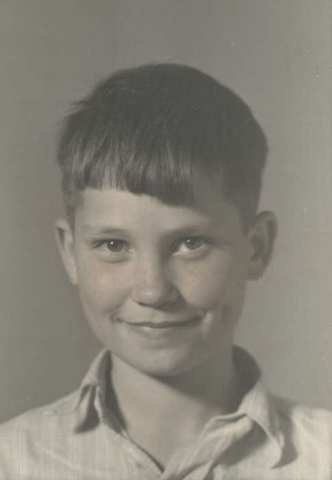 boy, Iowa, USA, colorized, smile, Children, eyes, Portraits - Individual, cheek, hair, history of Iowa, Spilman, Jessie Cudworth, Iowa History