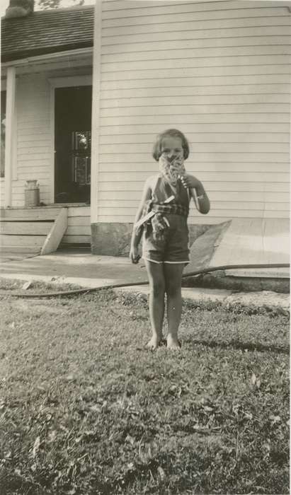 hose, Children, Iowa History, Iowa, Hampton, IA, Beach, Rosemary, history of Iowa