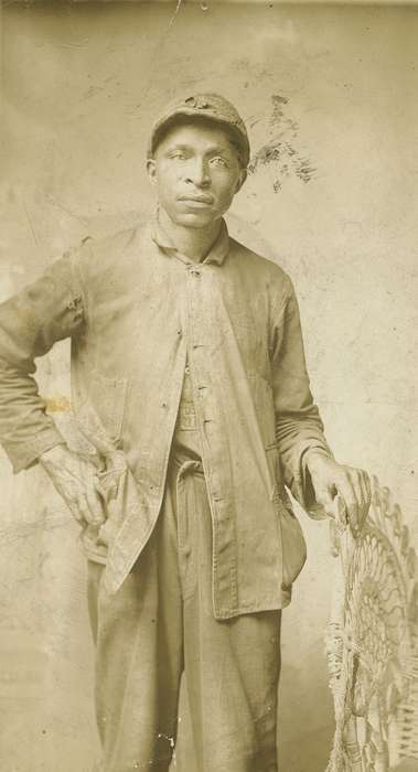 Pearson, Mike, african american, railroad worker, Iowa History, USA, People of Color, history of Iowa, Iowa, Portraits - Individual, Labor and Occupations