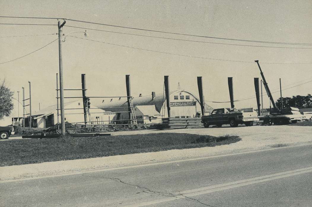 history of Iowa, Businesses and Factories, Waverly, IA, Waverly Public Library, Iowa, Motorized Vehicles, Iowa History, correct date needed, agricultural industry