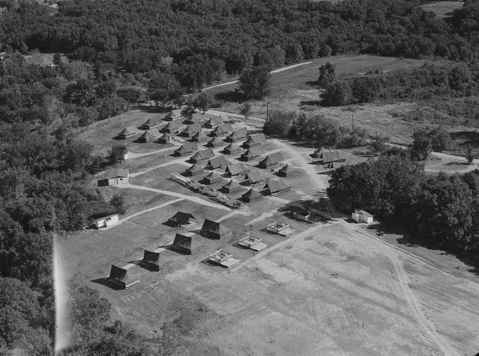 Military and Veterans, history of Iowa, Iowa History, Ottumwa, IA, tent city, Aerial Shots, Iowa, Lemberger, LeAnn