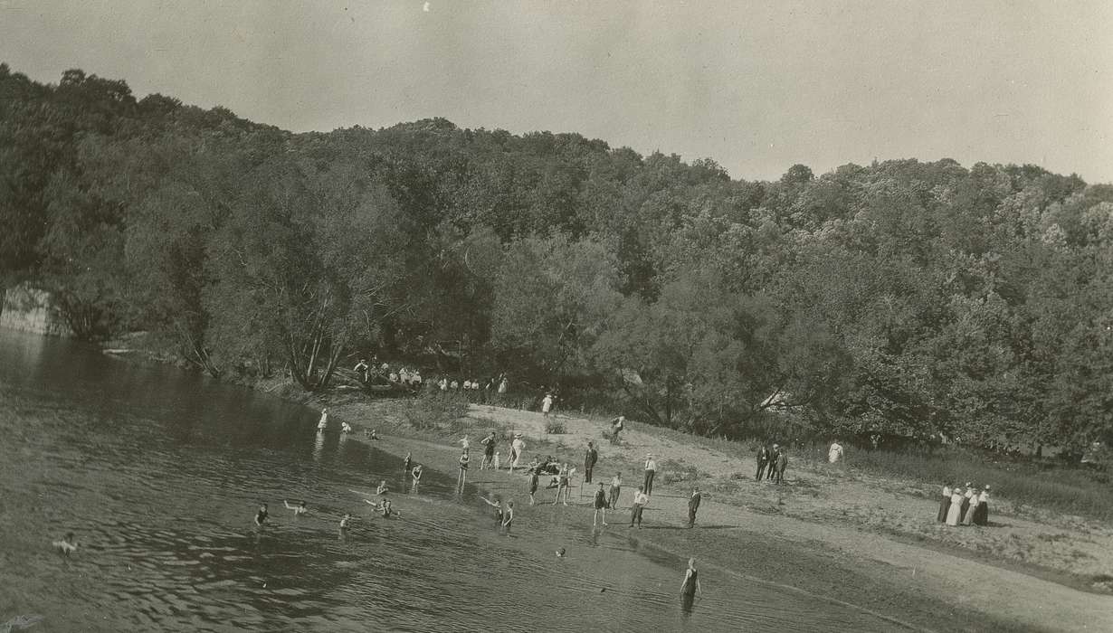 swimming, boy scouts, history of Iowa, Iowa History, Civic Engagement, Lakes, Rivers, and Streams, Hamilton County, IA, river, beach, Iowa, Outdoor Recreation, McMurray, Doug