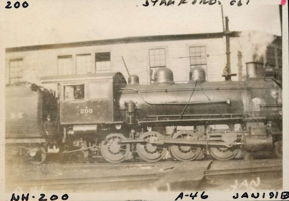 railroad, Stamford, CT, Iowa History, history of Iowa, Archives & Special Collections, University of Connecticut Library, train, Iowa