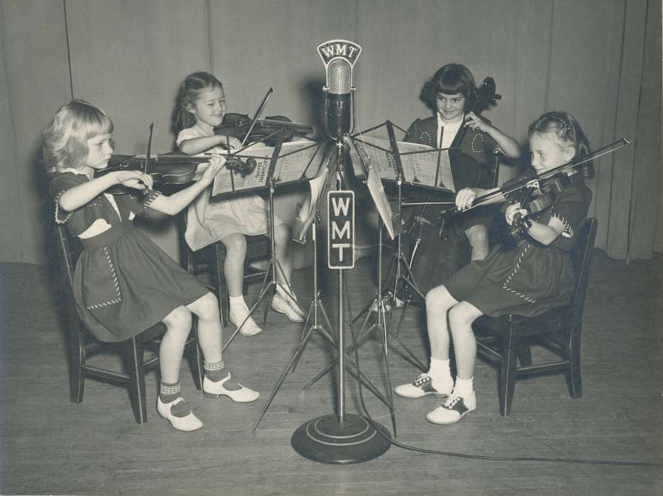 Children, cello, radio, Entertainment, history of Iowa, violins, Iowa, microphone, university of northern iowa, uni, Iowa History, Schools and Education, iowa state teachers college, University of Northern Iowa Museum, Cedar Falls, IA