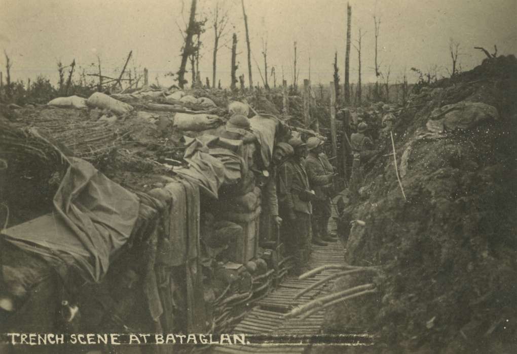 trench, France, Mortenson, Jill, Military and Veterans, Iowa History, Iowa, history of Iowa, wwi, Travel