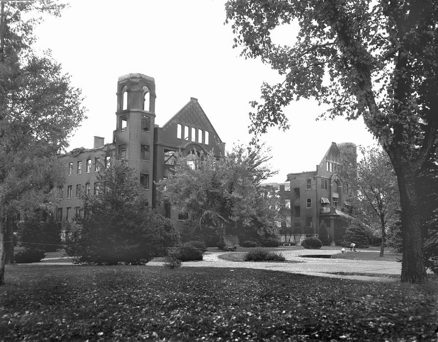 Lemberger, LeAnn, Iowa History, Iowa, history of Iowa, Religious Structures, fire, Schools and Education, Ottumwa, IA, college