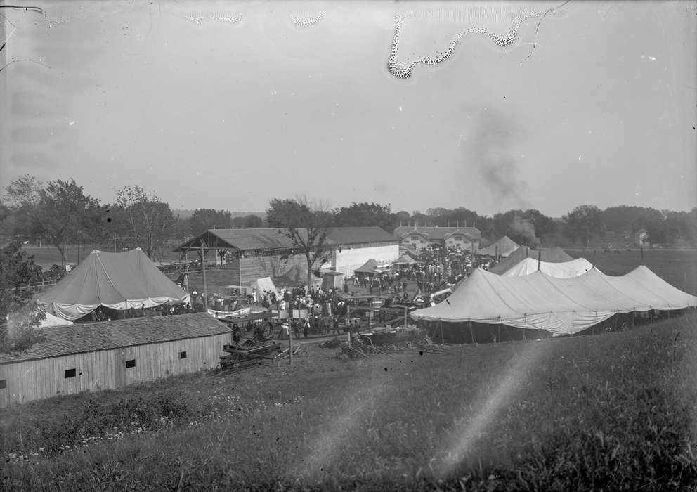 Fairs and Festivals, tent, history of Iowa, Iowa History, Iowa, Waverly Public Library