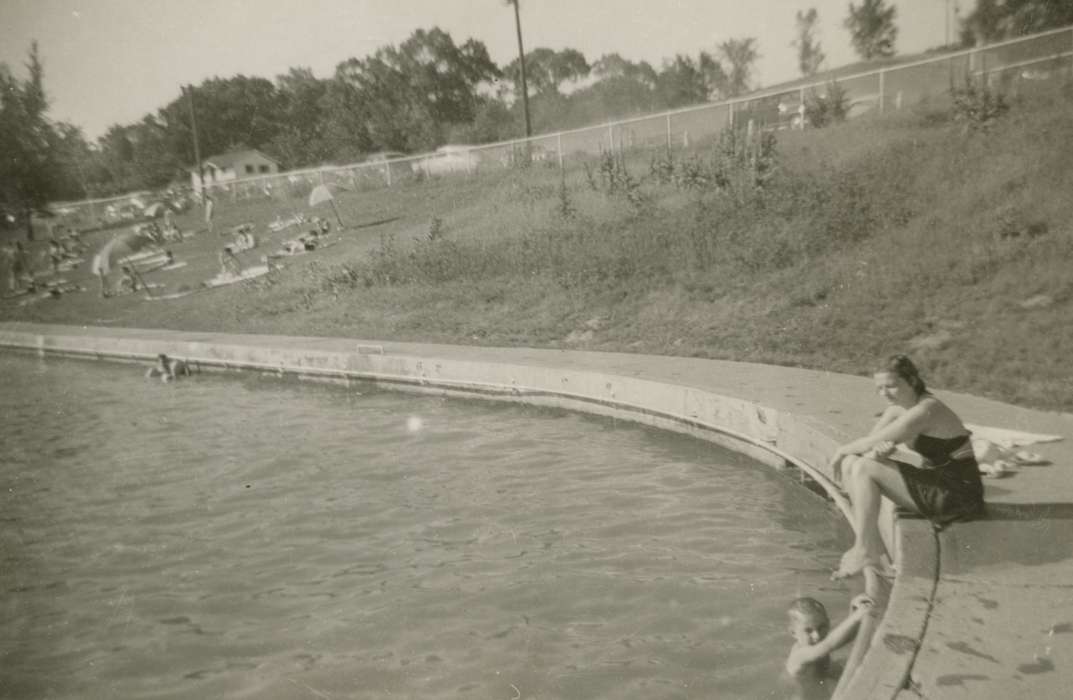 swimming, history of Iowa, Iowa History, Berg-Carpenter, Pauline, Lakes, Rivers, and Streams, swimming pool, Iowa, bathing suit, Leisure, pool, Des Moines, IA